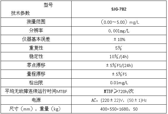 上海雷磁SJG-782型在線重金屬監(jiān)測(cè)儀（六價(jià)鉻）