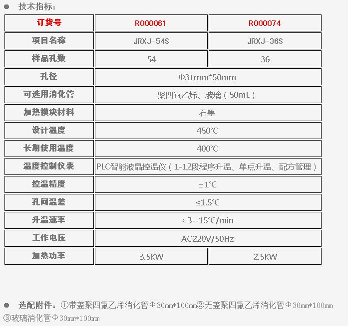 濟(jì)南精銳JRXJ-54S/JRXJ-36S多功能石墨恒溫消解儀